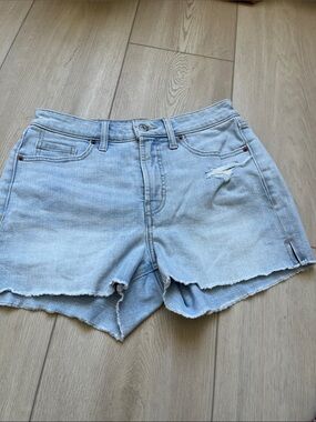 Old Navy OG Straight Wow Light Blue Denim Women's Cutoff Shorts